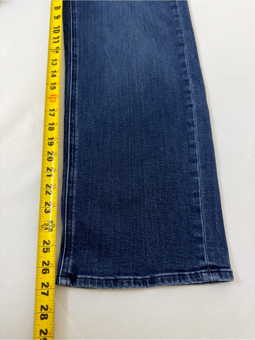 Quince Bella Stretch Patch Pocket Wide Leg Jeans 27/28 - Picture 9 of 12
